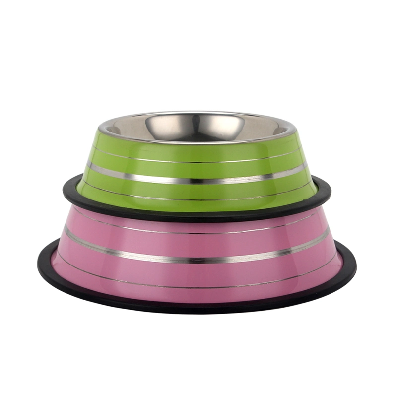 Pet Bowl with Colorful Printing Customizable Pet Bowls for Puppy Dogs