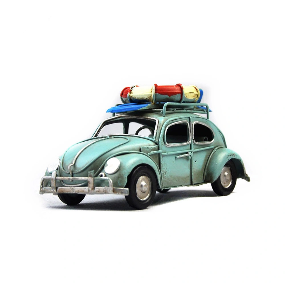 Vintage Decor Miniature Metal Craft Retro Car Model Home Office Desktop Decoration