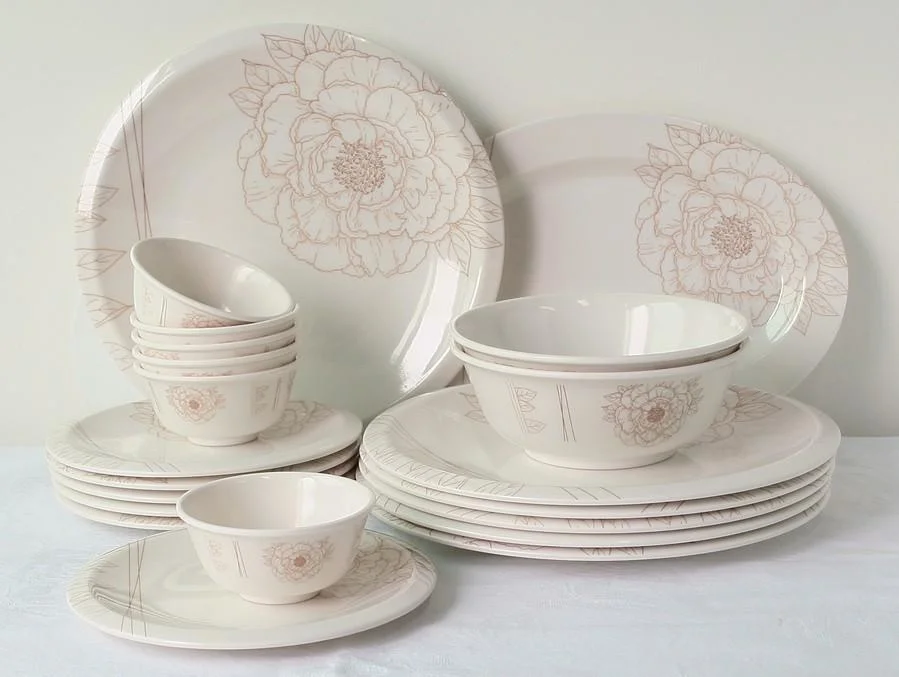 Dinnerware Set Melamine Tableware Custom Printing Melamine Dinner Set