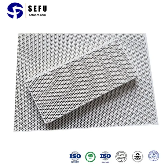 Sefu Ceramic Honeycomb Китай поставщик каталитической керамической подложки, индивидуальная инфракрасная сотовая керамическая горелка для газовой плиты